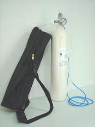 Φορητή φιάλη οξυγόνου με τσάντα μεταφοράς
